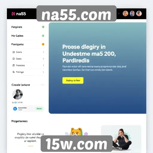 Tendências em design e usabilidade do na55.com